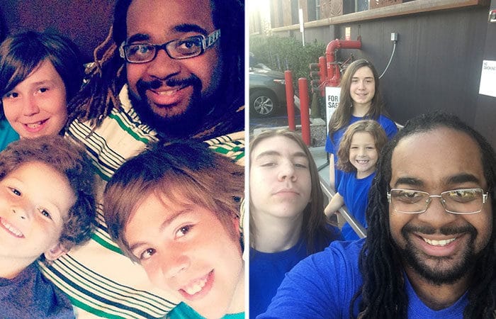 Koruyucu Aile Yanında Kendi Yaşadıklarını Yaşamasınlar Diye 3 Çocuğu Evlat Edinen Bekar Baba