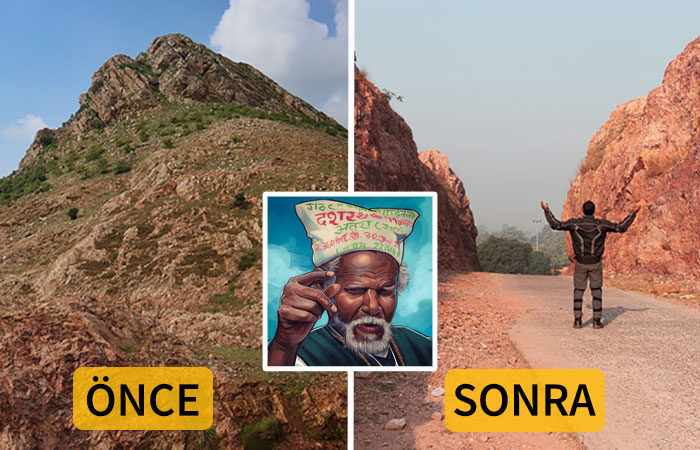 Dashrath Manjhi: Köy Halkı Doktora Daha Hızlı Ulaşabilsin Diye Dağı Delip Yol Açan Adam